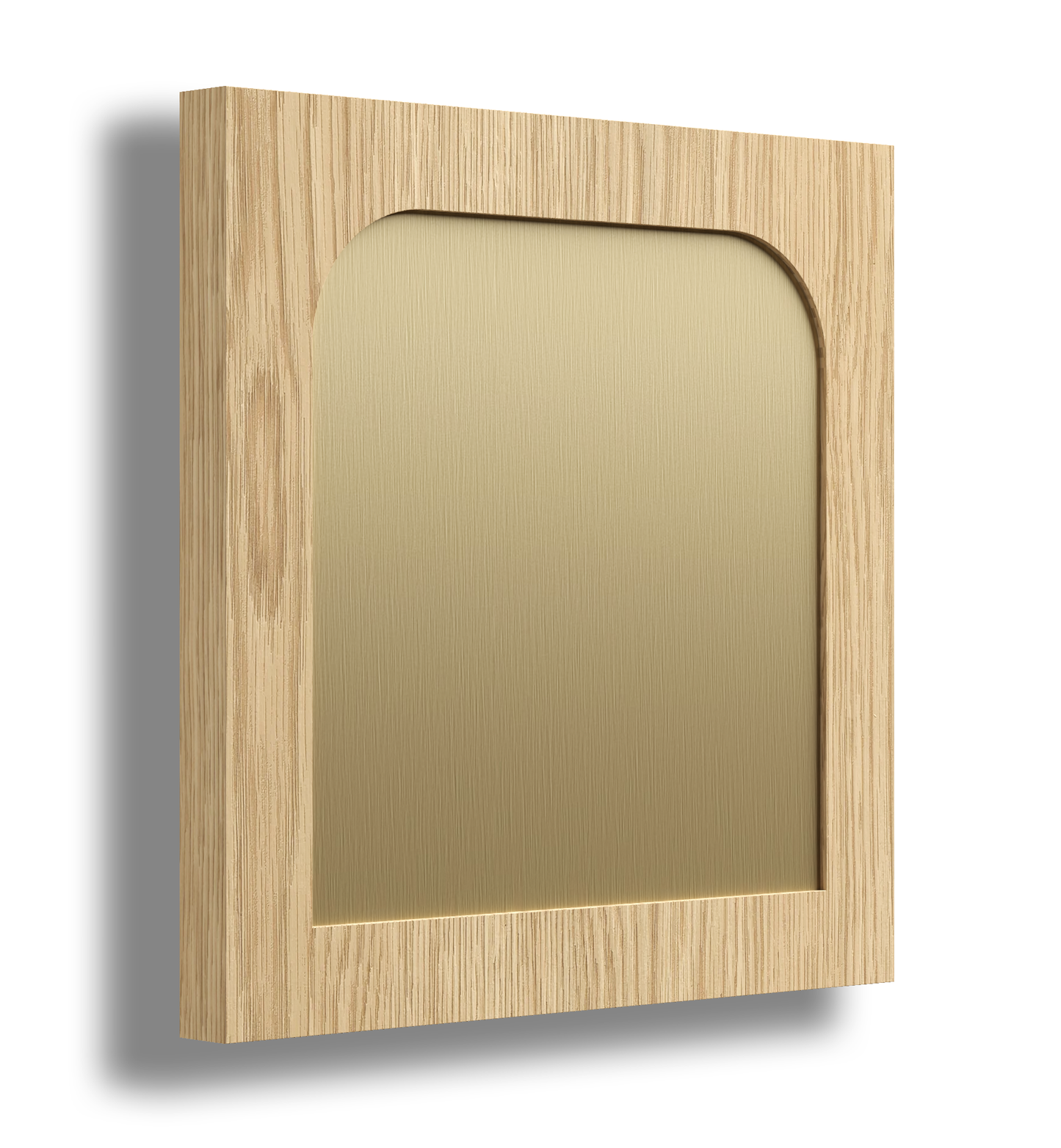 Arched 30 Profile Metal Accent Door.