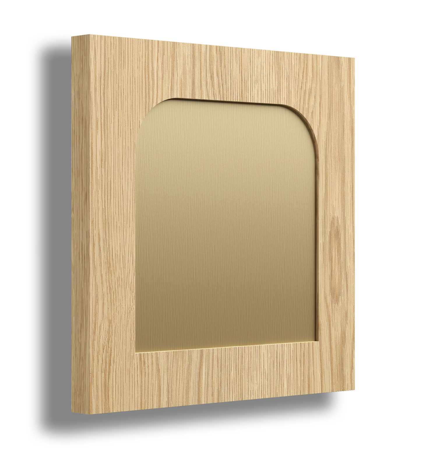 Arched 40 Profile Metal Accent Door.