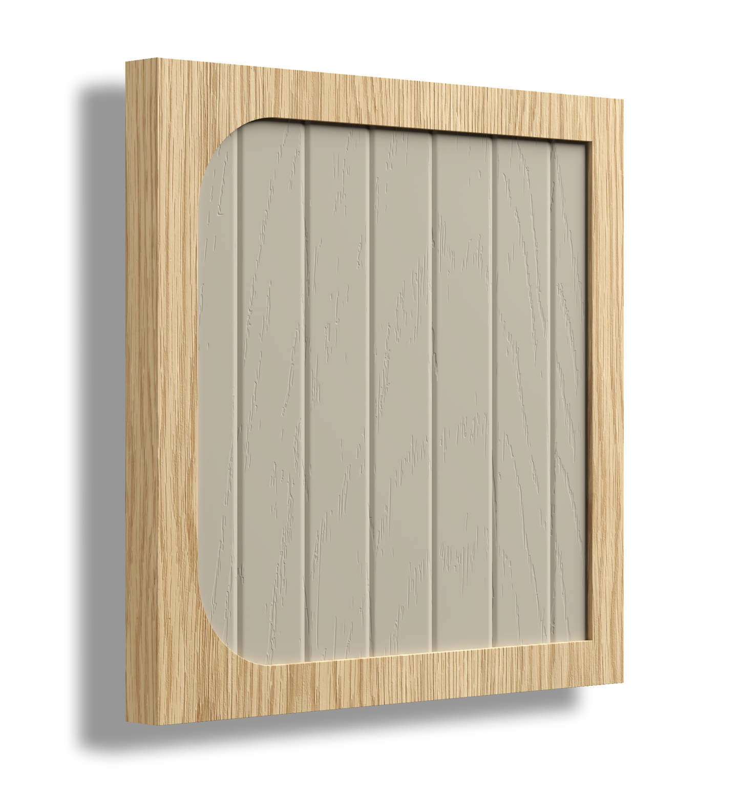 Semi Round 20 Profile Painted V Accent Door.
