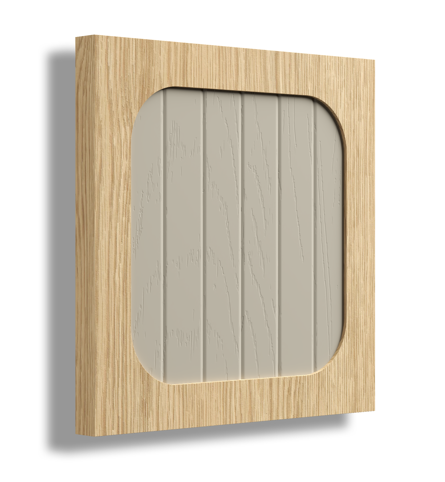 Round 30 Profile Painted V Accent Door.
