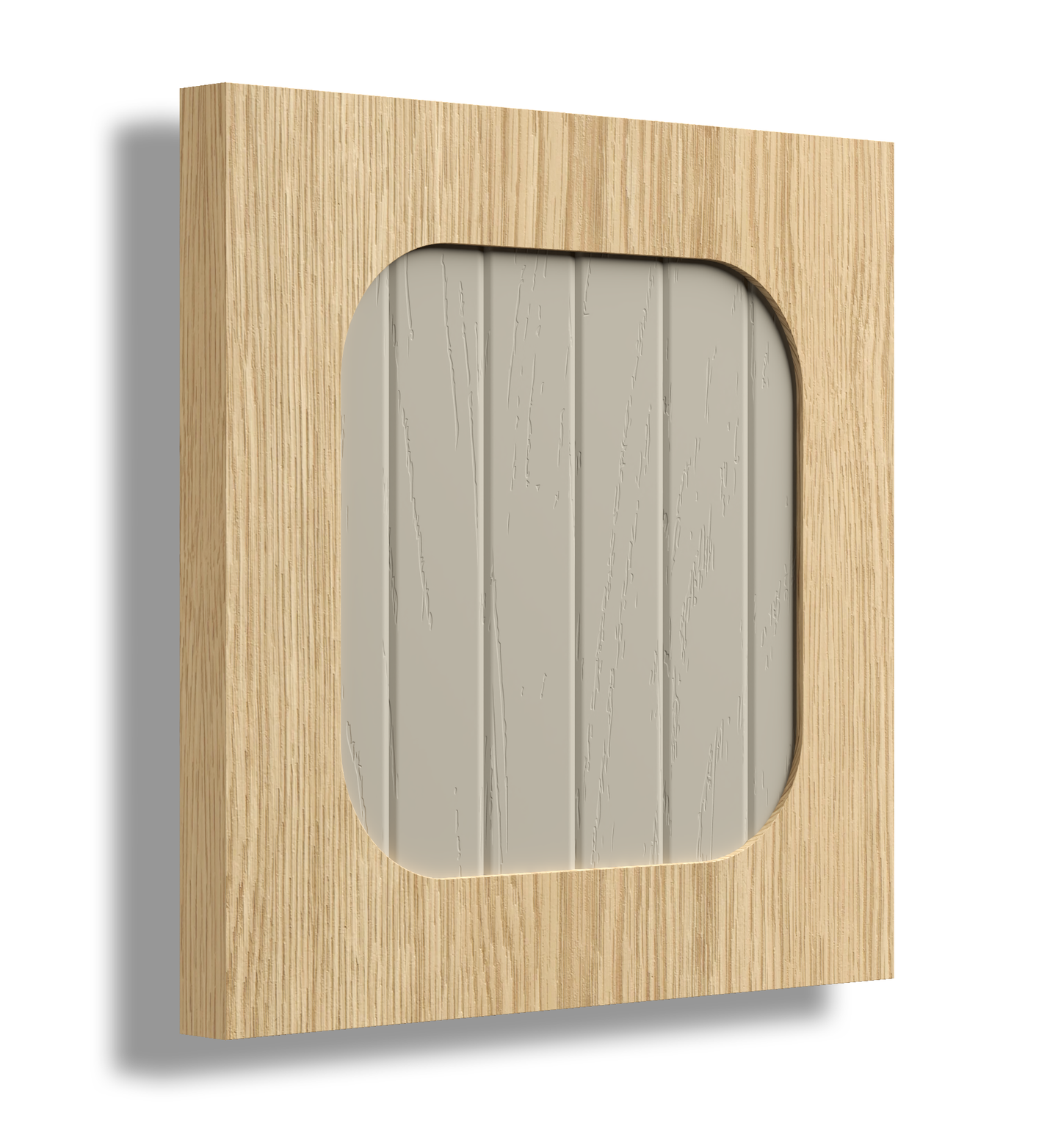 Round 40 Profile Painted V Accent Door.