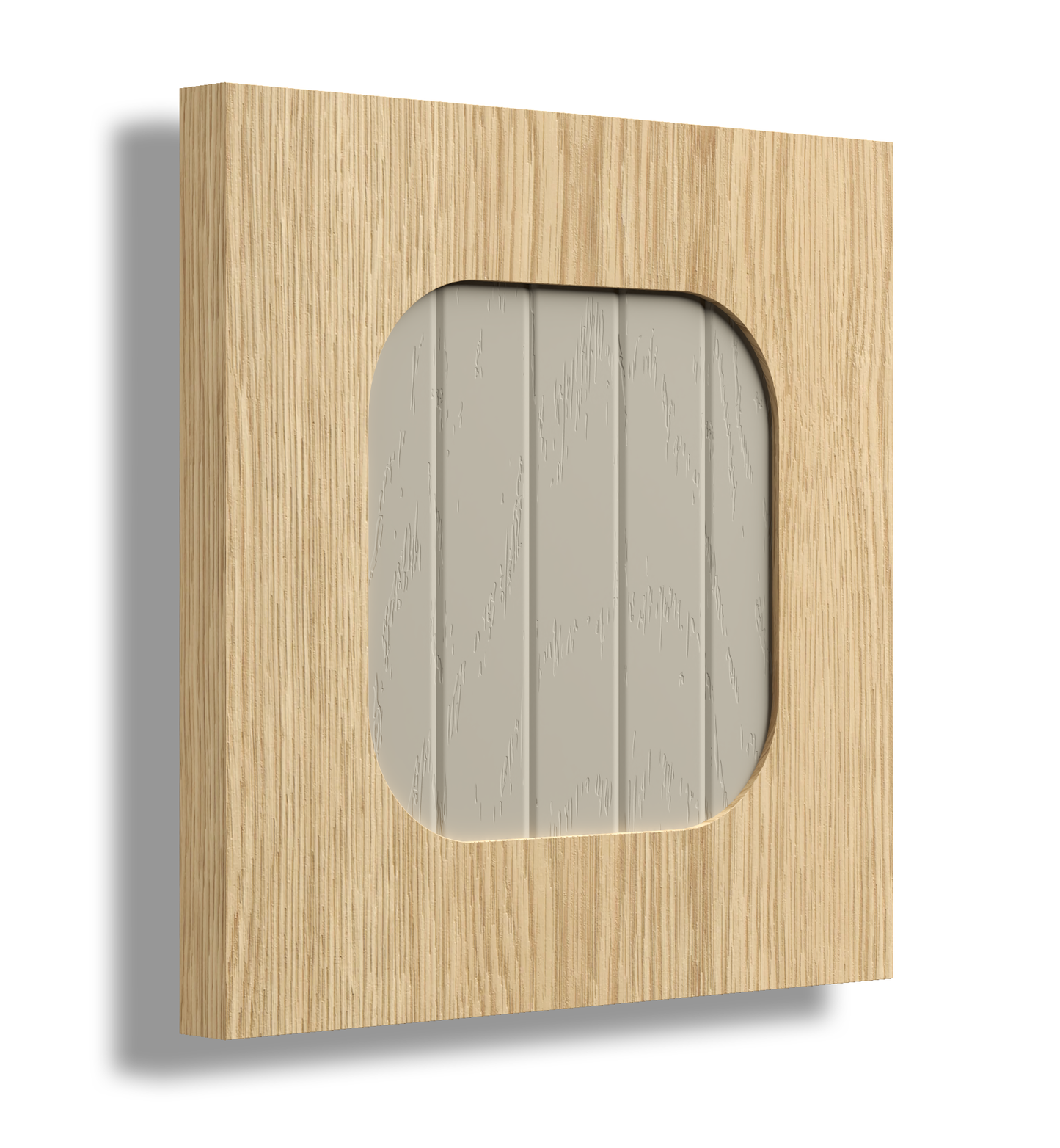 Round 50 Profile Painted V Accent Door.