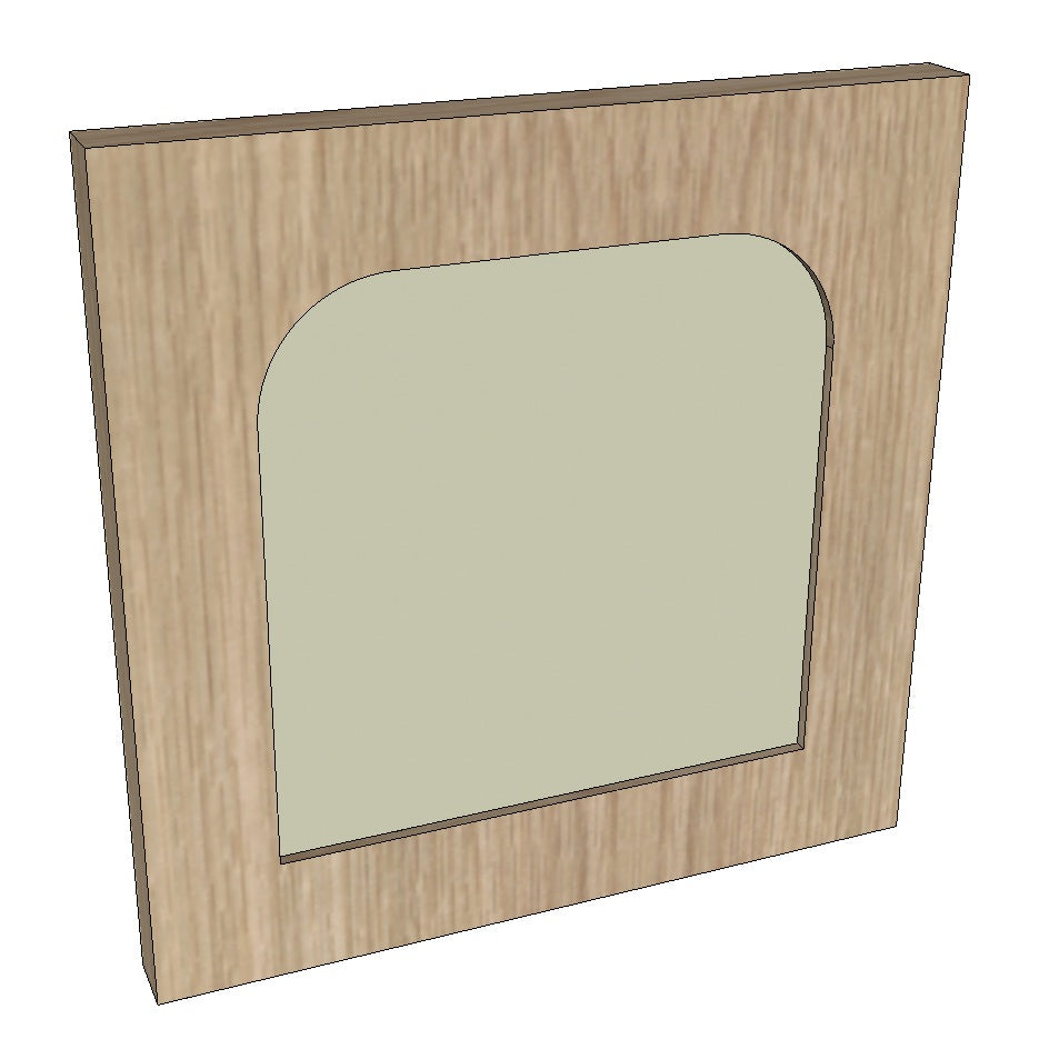 Arched 40 Profile Laminate Accent Door.