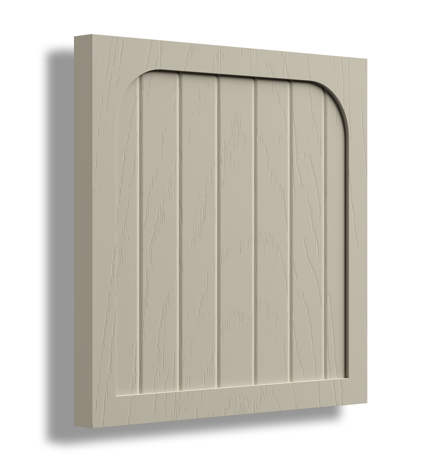 V Arched 20 Profile Painted Door Sample.