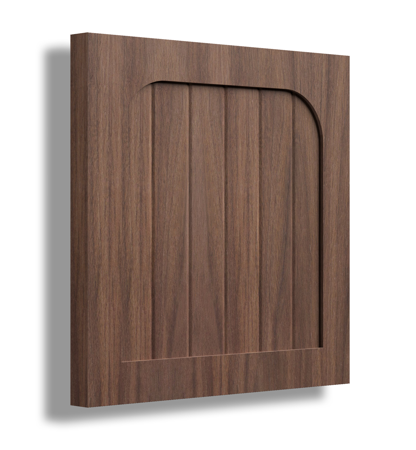 V Arched 30 Profile Stained Door Sample.