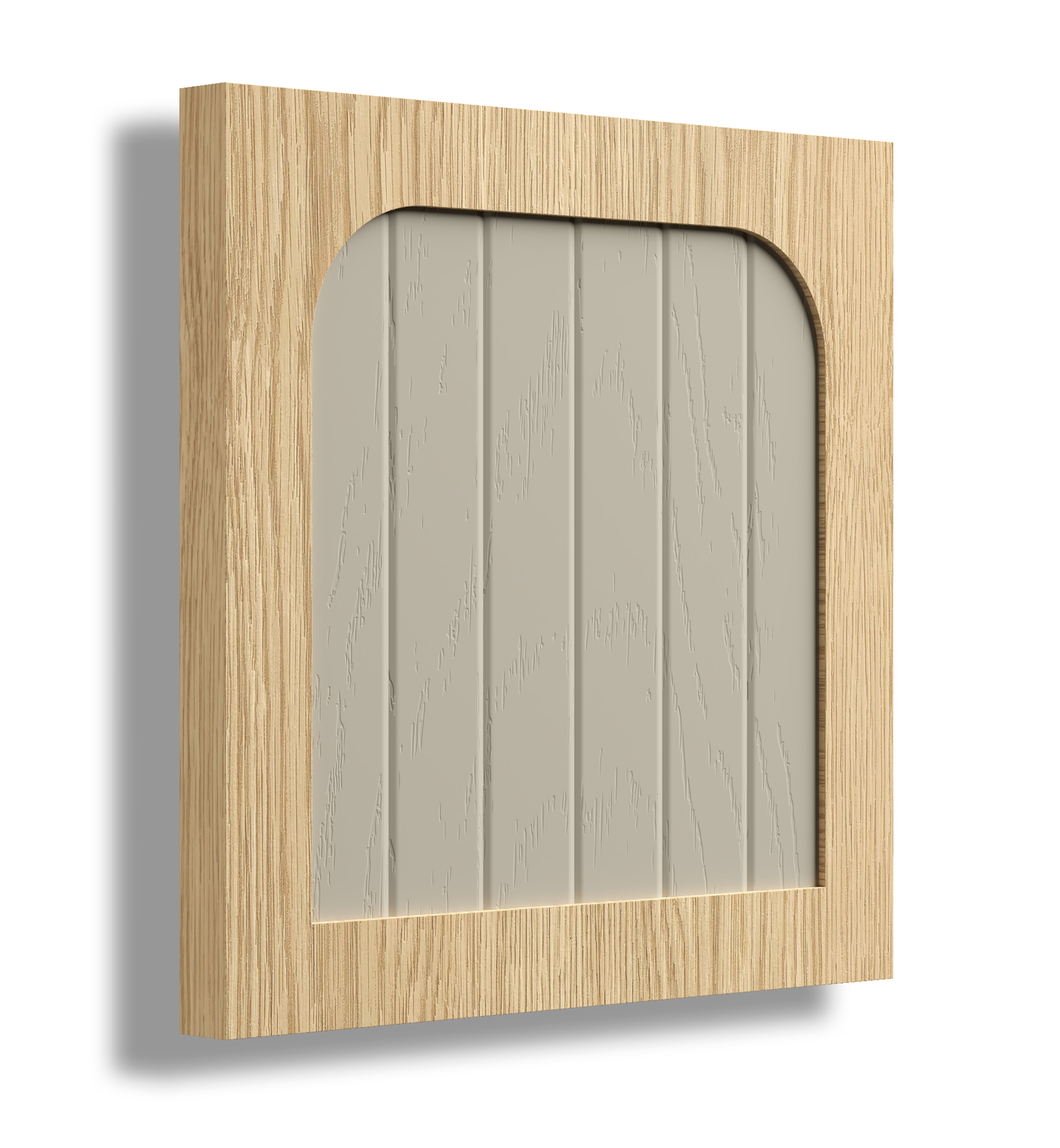 Arched 30 Profile Painted V Accent Door.