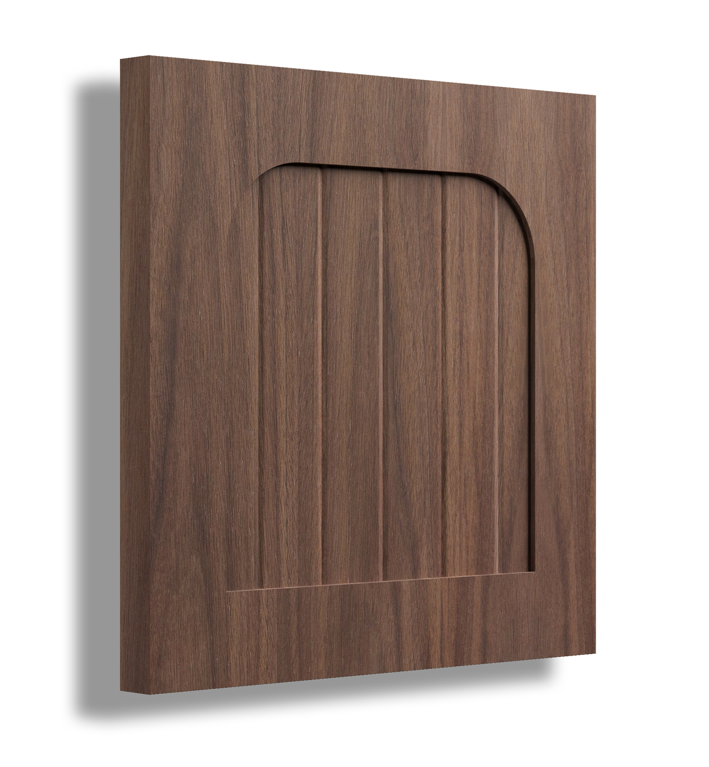 V Arched 40 Profile Stained Door Sample.