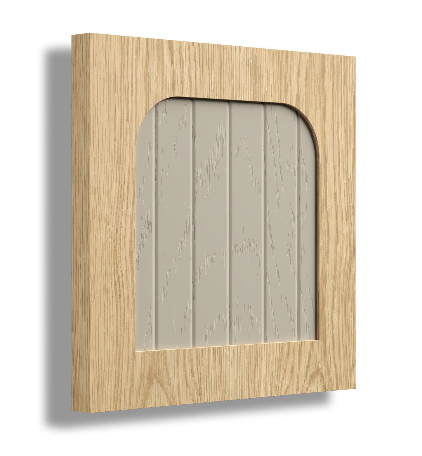 Arched 40 Profile Painted V Accent Door.