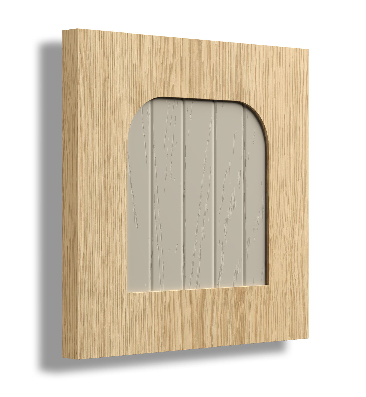 Arched 50 Profile Painted V Accent Door.