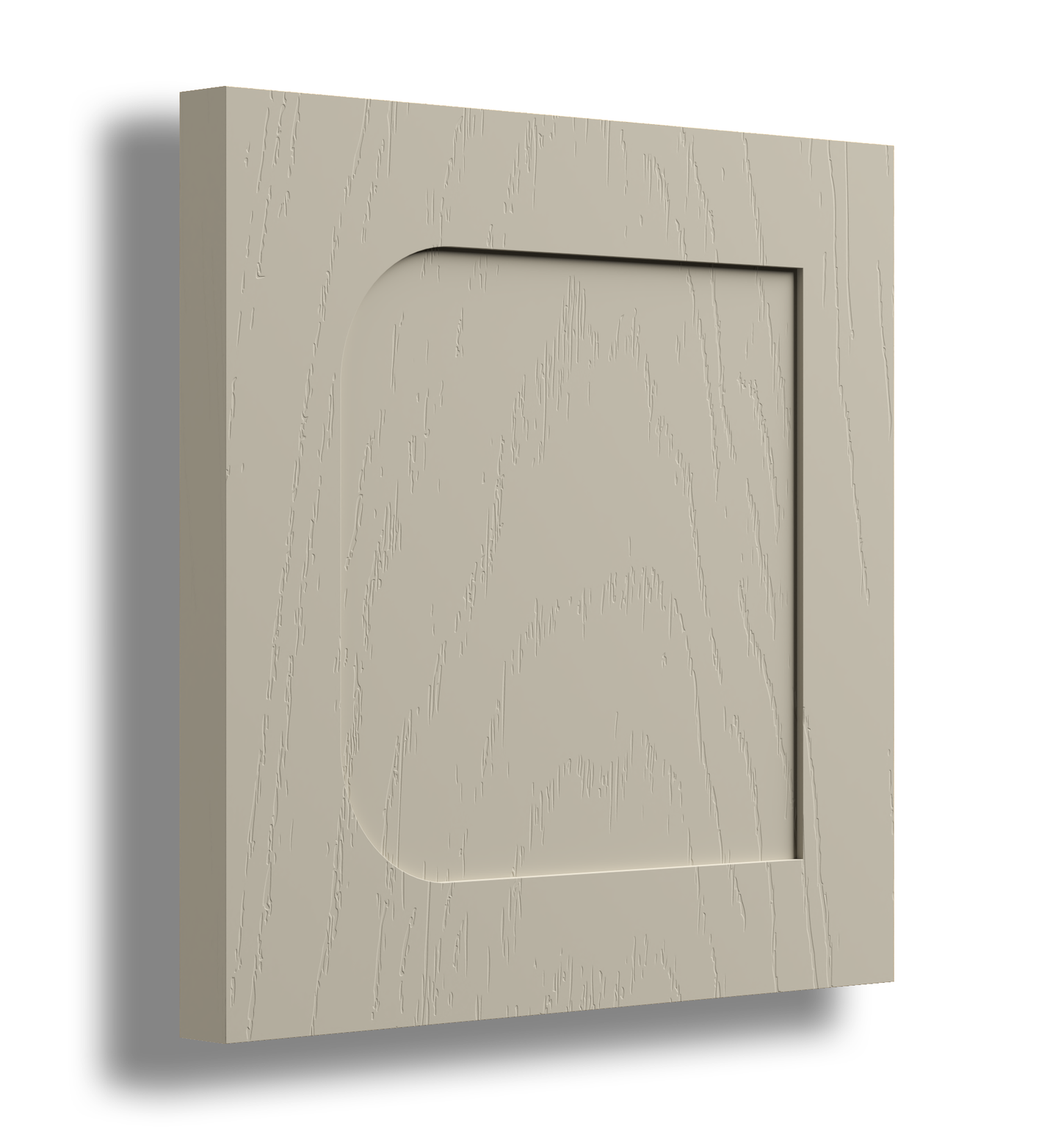 Semi Round 40 Profile Painted Door Sample.