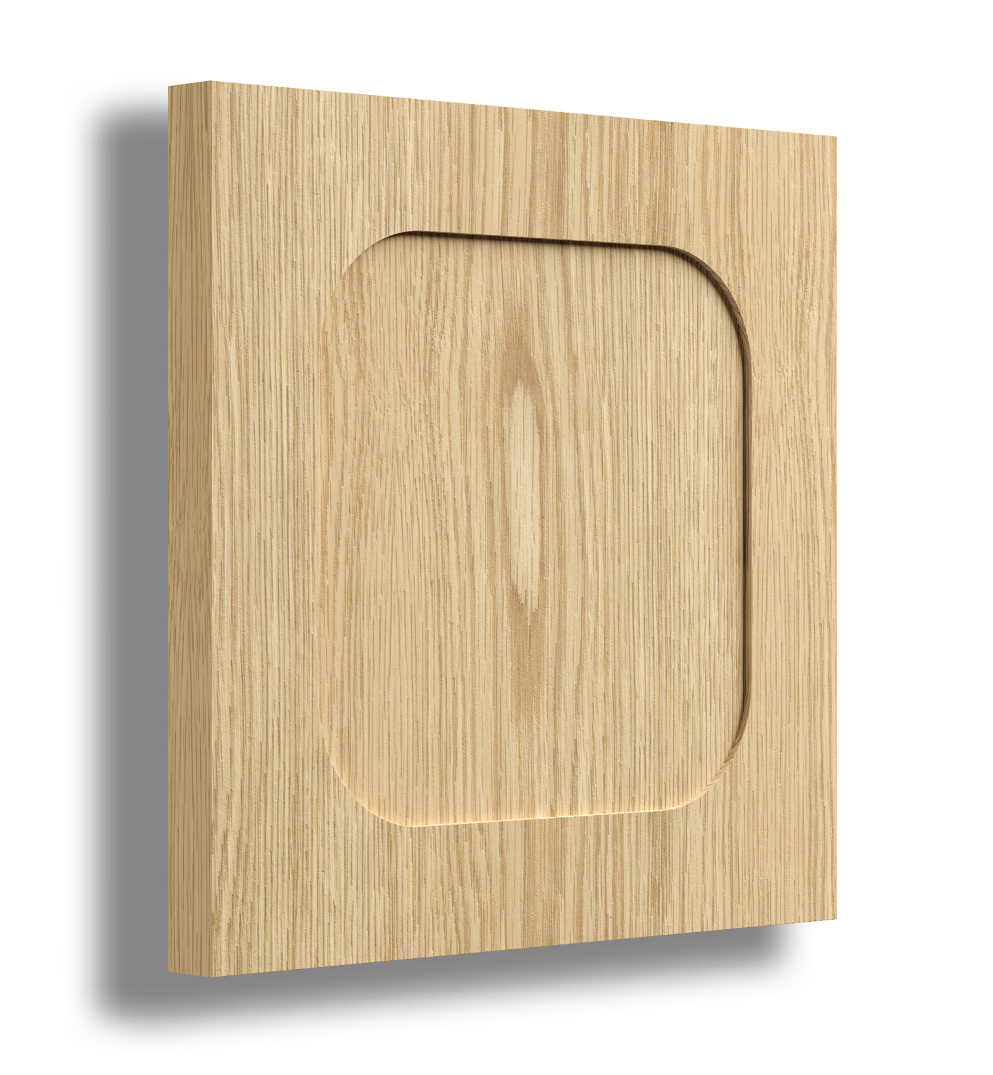 Round 40 Profile Timber Door Sample.