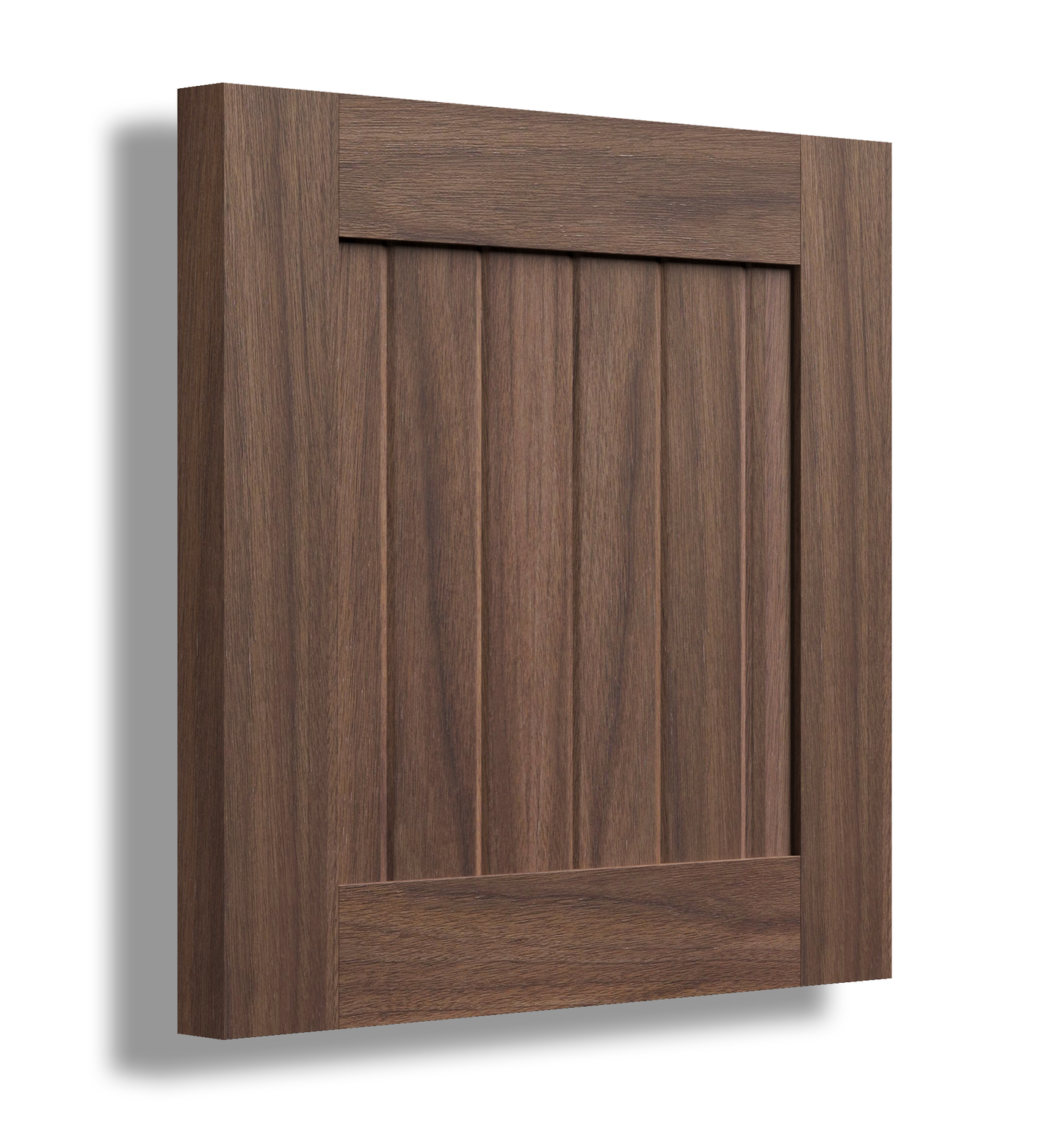 V Shaker 40 Profile Stained Door Sample.